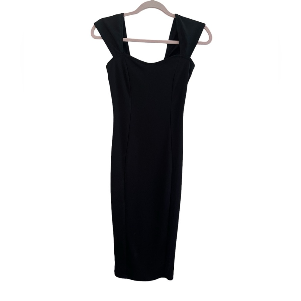 BLACK MIDI BODY CON